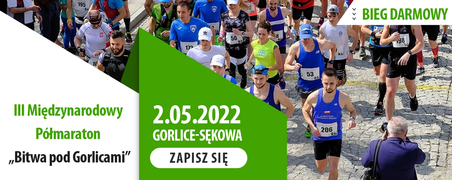 Gorlice zapraszają na darmowy III Międzynarodowy Półmaraton „Bitwa pod Gorlicami”
