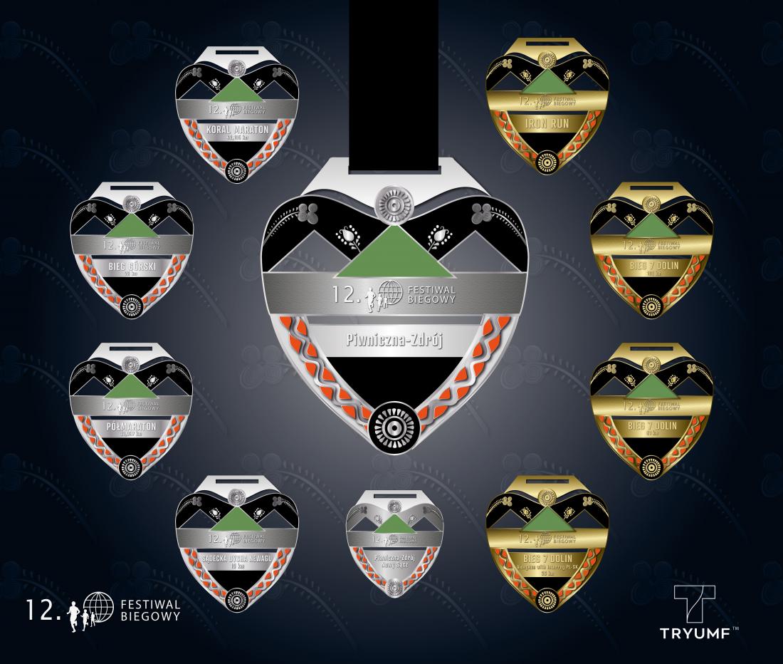 Medale 12. Festiwalu Biegowego