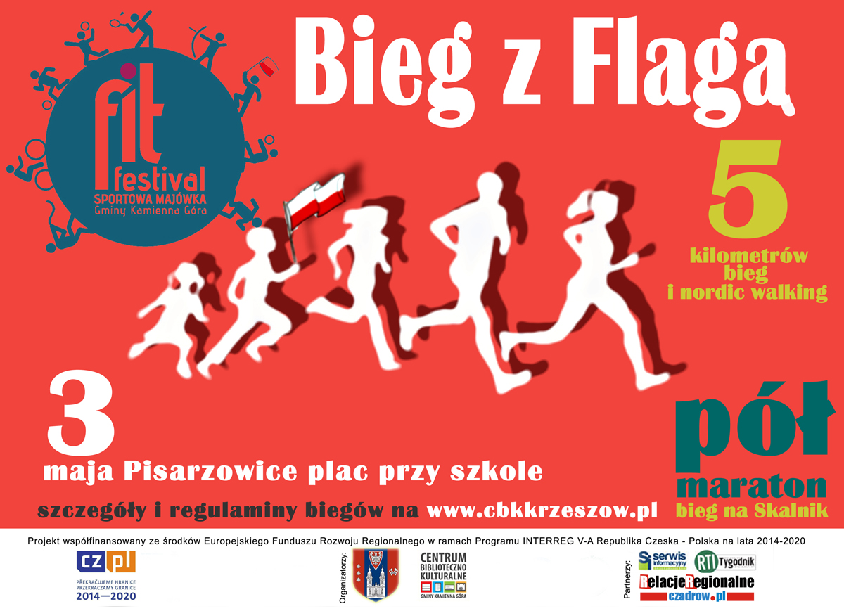 Podczas Fit Festiwalu w Pisarzowicach pobiegną z flagą