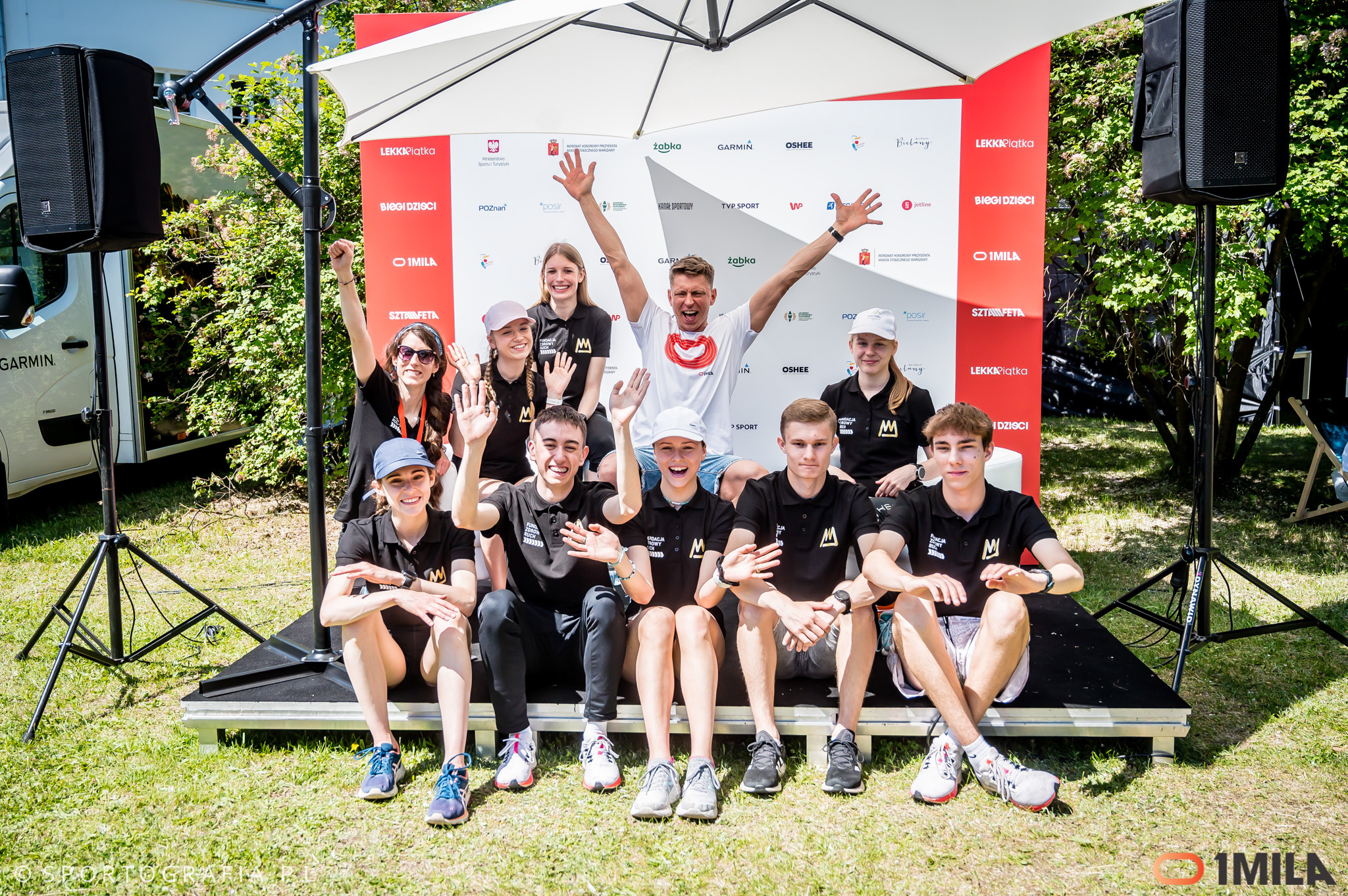 Fundacja Zdrowy Ruch i młodzi sportowcy w Warszawie na 1 Mili