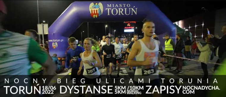 Solidarni z Ukrainą - Nocna Dycha Kopernika w Toruniu 18 czerwca