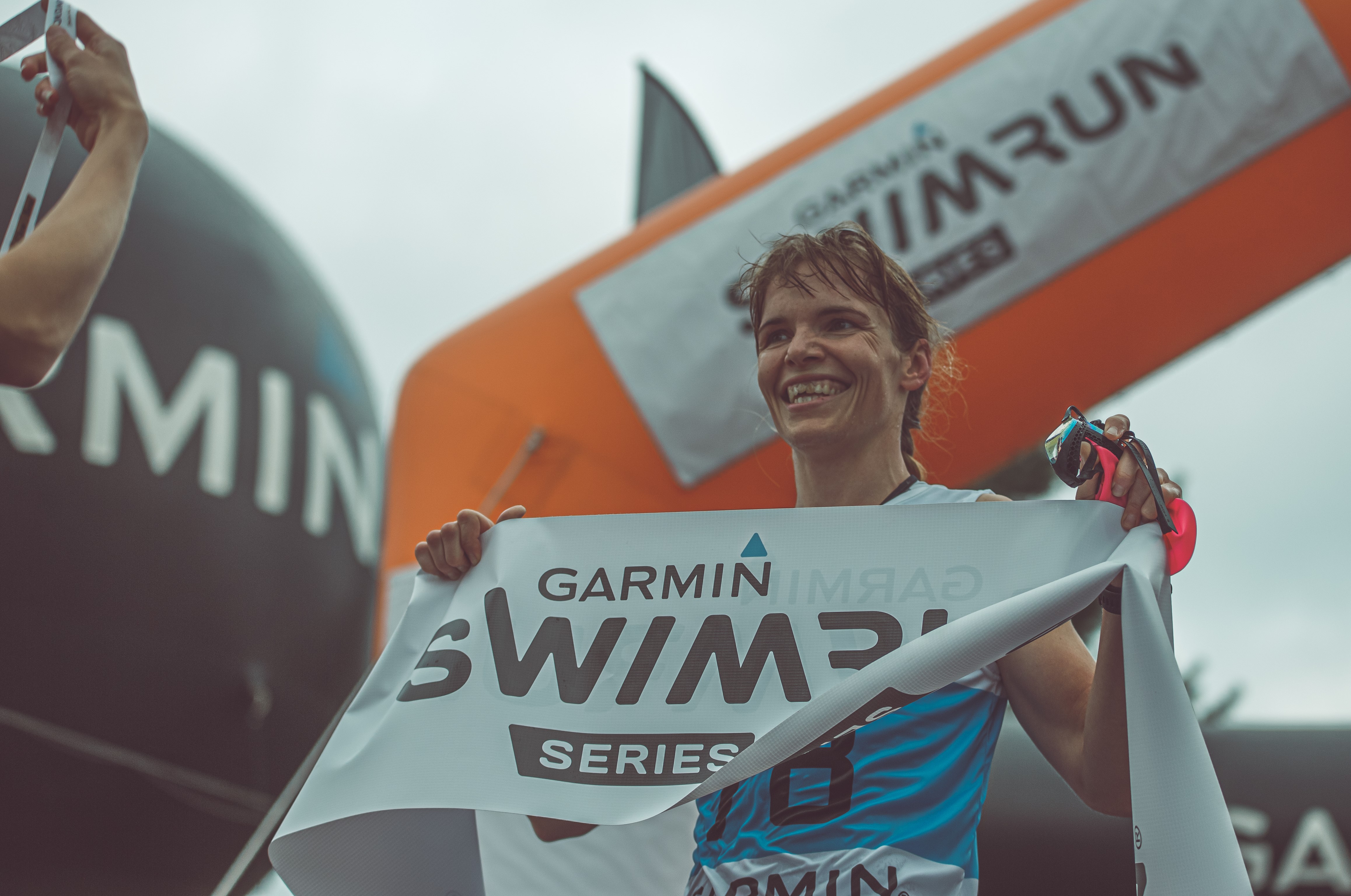 Roksana Orzyszek na Swimrun w Gołdapi