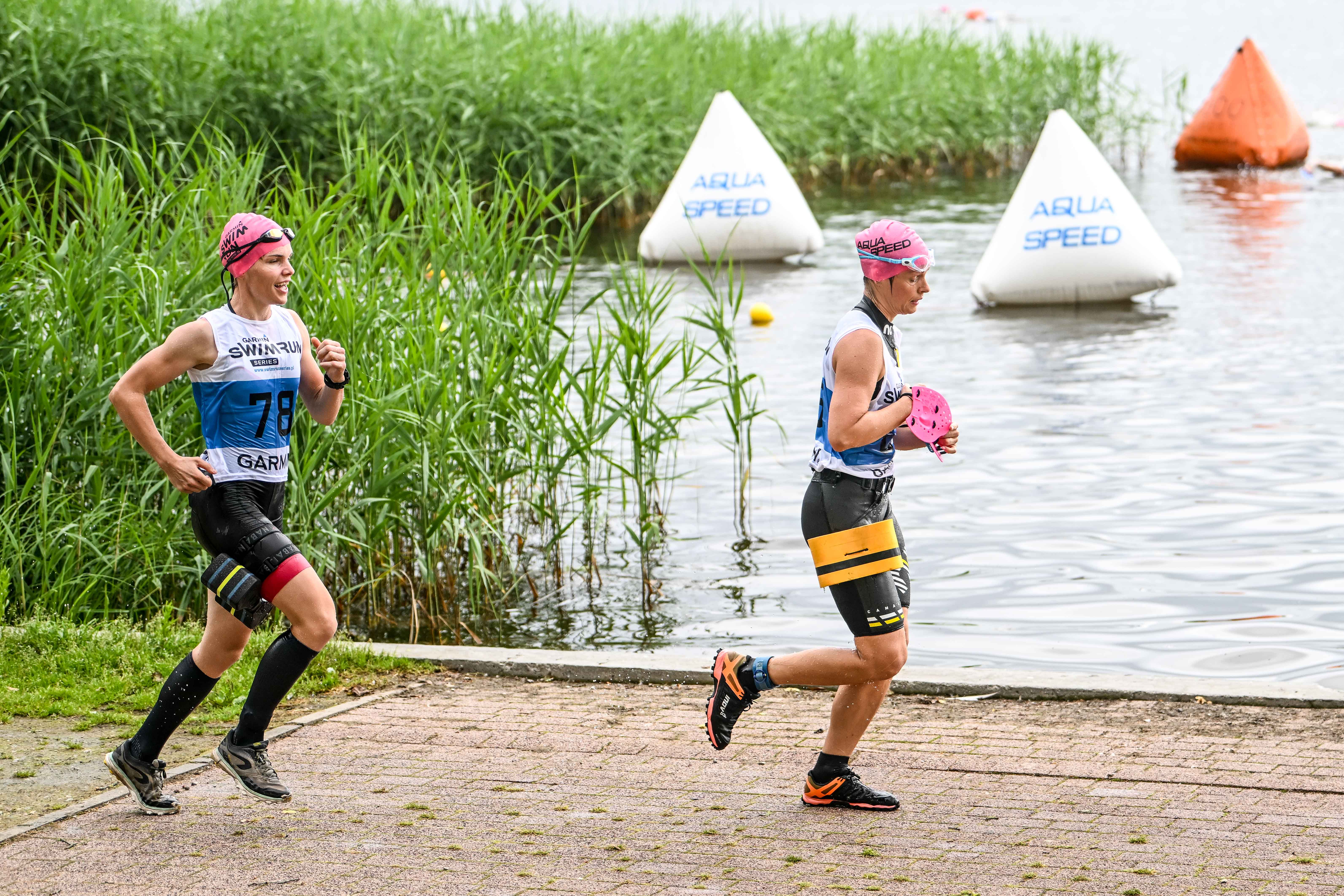 Roksana Orzyszek na Swimrun w Gołdapi