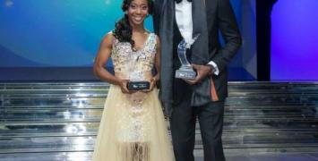 Usain Bolt i Shelly-Ann Fraser-Pryce na gali IAAF