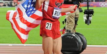 Galen Rupp podczas igrzysk w Londynie / Fot. Wikipedia