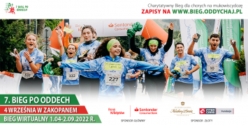 7. Bieg po Oddech! Do zobaczenia 4 września w Zakopanem