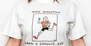 Koszulka Łódź Maratonu Dbam o Zdrowie