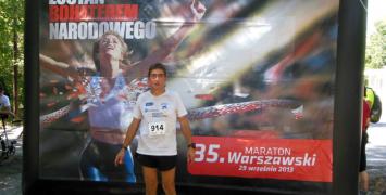 Jan Nartowski relacjonuje bieg Pucharu Maratonu Warszawskiego