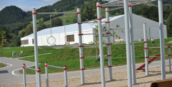 Imponujące Miasteczko Biegowe na Nakle w Piwnicznej-Zdroju już prawie gotowe