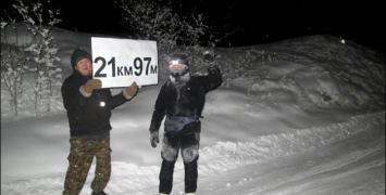 Borys Fiodorow w połowie trasy / Fot. Archiwum Borys Fiodorow