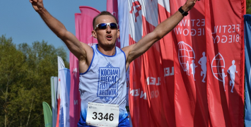 Michał Bąk, zwycięzca Półmaratonu