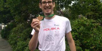 Maciej Konarski na Mull Half Marathon