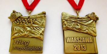 Medal XXV Biegu Niepodległości