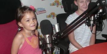 Najmłodsi uczestnicy Festiwalu Biegowego na antenie Radia Bajka