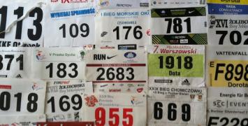 Numery startowe Doty Szymborskiej / Fot. oneginetatopa.blogspot.com