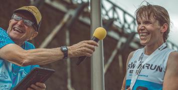 Roksana Orzyszek pierwsza wśród kobiet na Garmin Swimrun w Gołdapi