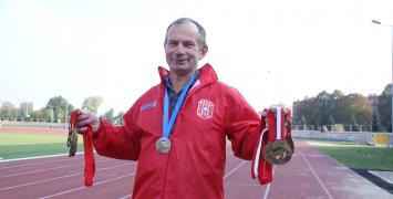 Henryk Szymków - stały bywalec Maratonu Warszawskiego