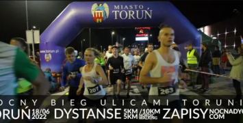 Solidarni z Ukrainą - Nocna Dycha Kopernika w Toruniu 18 czerwca