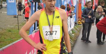 Pierwszy na mecie Sądeckiej Dychy po Rekord zameldował się Bogdan Semenovych