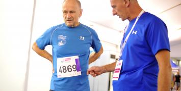 Zygmunt Berdychowski i Marek Tokarczyk podczas Festiwalu Biegowego