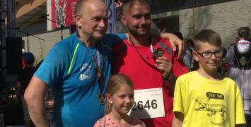 Zygmunt Berdychowski na mecie Sądeckiej Dychy Newagu [WIDEO]