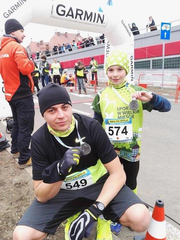 Średni(cowy) dystans - Bieg Po DTŚ-ce w Gliwicach (20.3.2016)