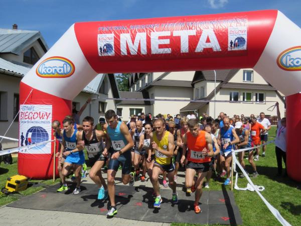 Bieg Muszyna-Cechini w Muszynie-Złockim (23.7.2016)