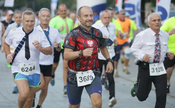 Bieg w krawacie w Krynicy (9.9.2016)