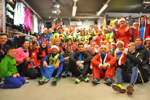 Mikołajki w Sklepie Biegacza w Gliwicach (3.12.2015)