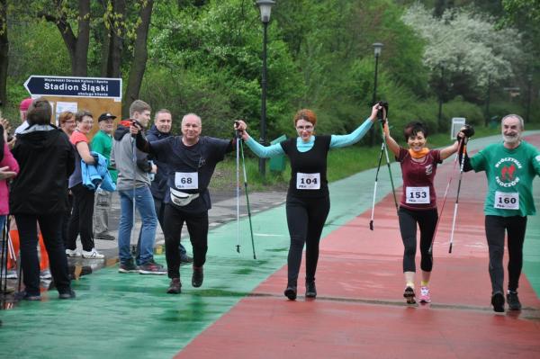 II Ogólnopolski Marsz NW "Chodzić każdy może" w Chorzowie (26.4.2014)