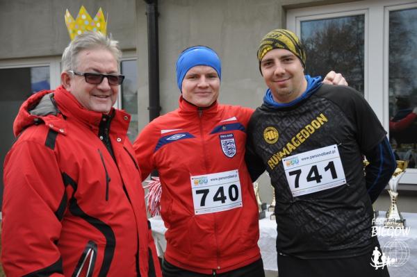 Bieg Królowie u bram Aniołów w Piasku k.Pszczyny (6.1.2018)