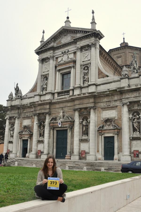 Przed maratonem w Ravennie (8.11.2014)