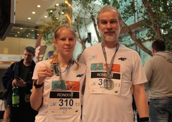 Bieg Na Szczyt Rondo 1 w Warszawie (14.03.2015)