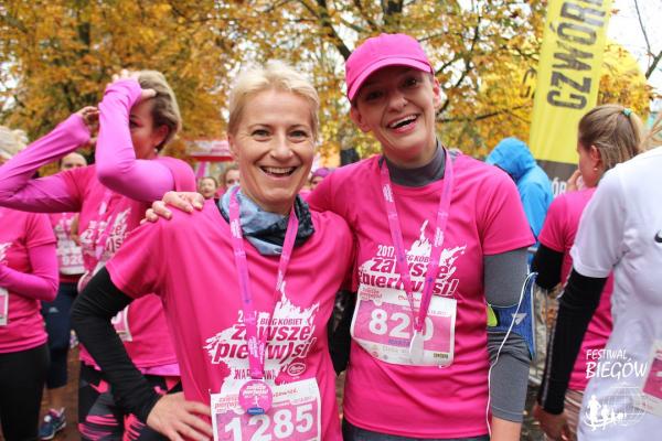 Bieg Kobiet Zawsze Pier(w)si  w Warszawie (22.10.2017)