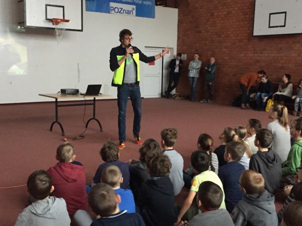 Spotkanie z Kacprem Adamem w SP nr 6 w Poznaniu (13.1.2016)