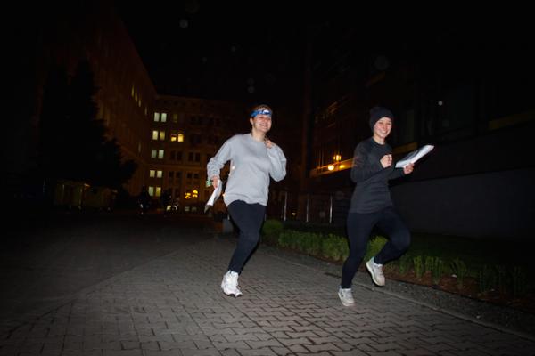 Kraków City Race: Rozgrzewka - etap AGH (13.11.2014)