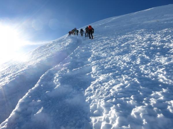 Jacek Żyłka Żebracki wbiega na Mont Blanc (15.7.2015)