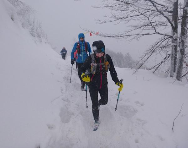 Zamieć / Zadyma / Zawierucha - ultramaraton na Skrzyczne (26.1.2019)