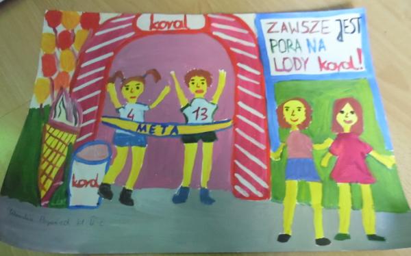 Konkurs w Gimnazjum Łukowica - prace dzieci