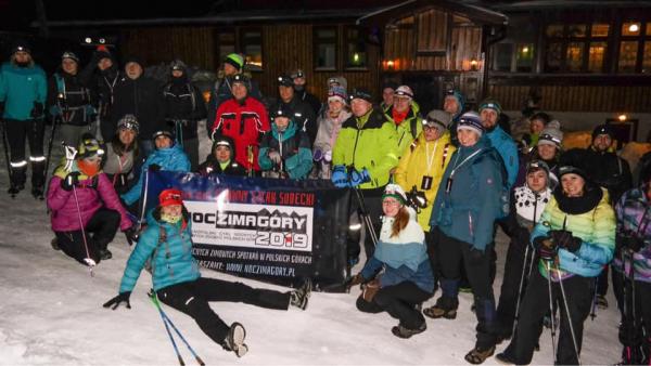 Noc-Zima-Góry w Górach Sowich (19-20.1.2019)