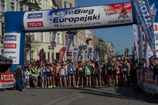 16. Bieg Europejski w Gnieźnie (7.4.2018)